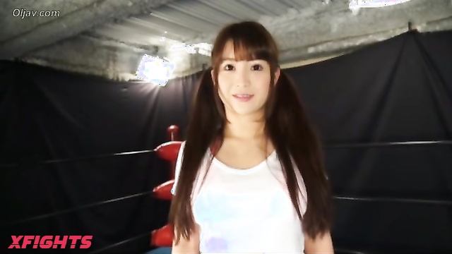 Akibacom - CNFI-02 - The guy put up a tough fight with a cute Japanese woman in the ring