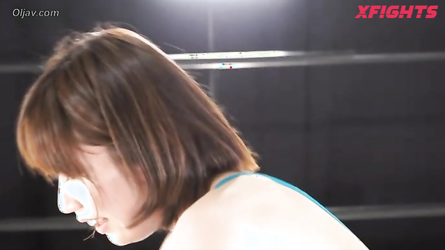 Akibacom - FGV-35 - Tough wrestling in the ring with sexy Japanese girl