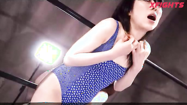 Akibacom - BKDP-03 - Sweet Japanese girls choke each other in the ring