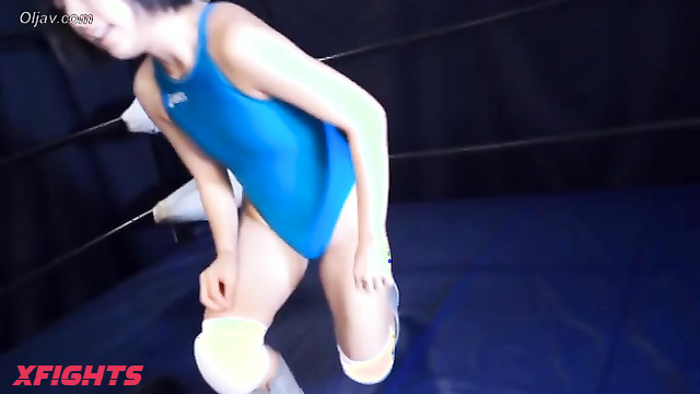 Akibacom - BSSM-01 - Girl had a brutal wrestling match with beating with her boyfriend