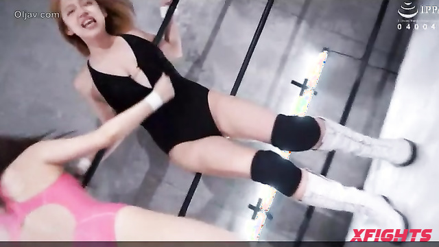 Akibacom - BLSD-01 - Loser of a wrestling was stripped and harshly choked