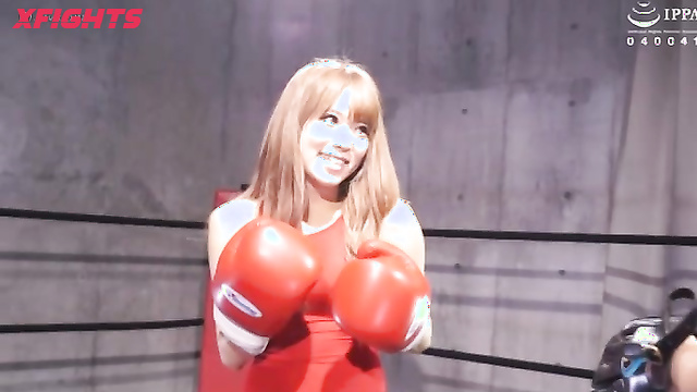 Akibacom - ﻿BNGX-03 - Busty Japanese girls staged a boxing match