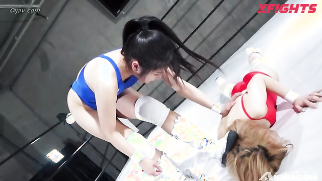 Akibacom - BCST-01 - Japanese girl harshly dominates her opponent