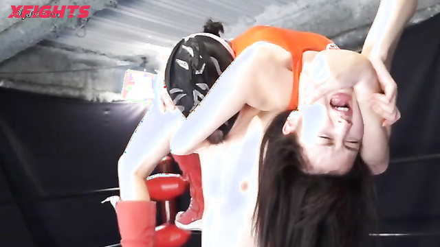 Akibacom - CFL-01 - Sexy japanese babe gets brutally humiliated in wrestling ring