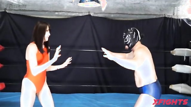 Akibacom - CFL-01 - Sexy japanese babe gets brutally humiliated in wrestling ring