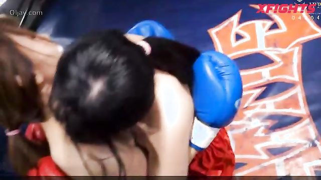 Akibacom - BCWB-02 - Topless boxing between sweet Japanese girls