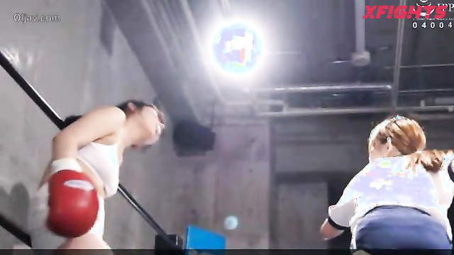 Akibacom - BCWB-02 - Topless boxing between sweet Japanese girls