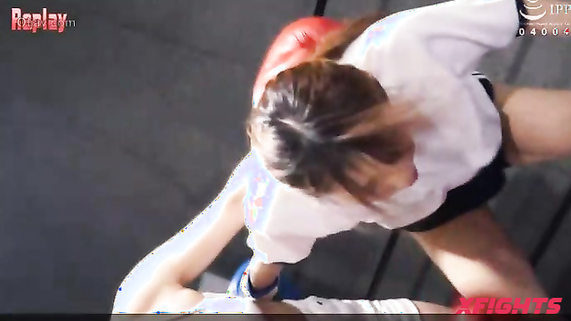 Akibacom - BCWB-02 - Topless boxing between sweet Japanese girls