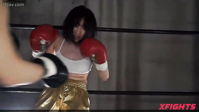 Akibacom - BUBP-02 - Hot girls get brutally beaten during boxing