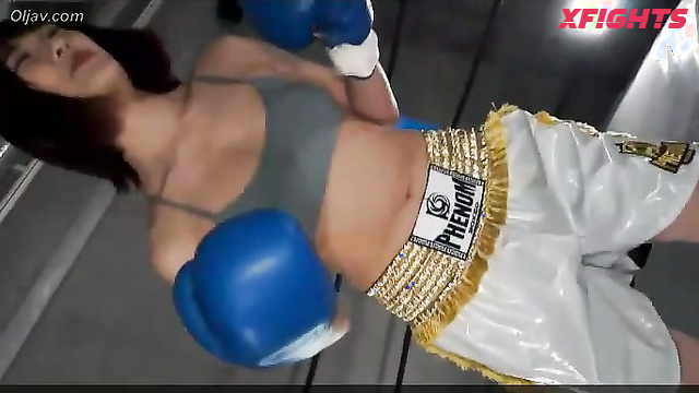 Akibacom - BUBP-02 - Hot girls get brutally beaten during boxing
