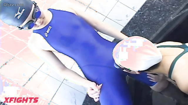 Akibacom - AHD-2 - Japanese girls caress each other in swimsuits