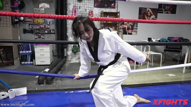 MEI Fight - MF-FF06 - Karate fight between cute Asian girls