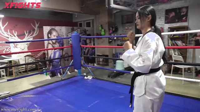 MEI Fight - MF-FF06 - Karate fight between cute Asian girls