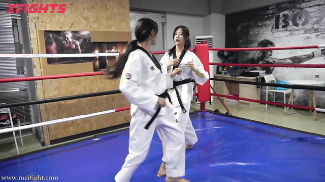 MEI Fight - MF-FF06 - Karate fight between cute Asian girls