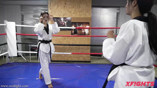 MEI Fight - MF-FF06 - Karate fight between cute Asian girls