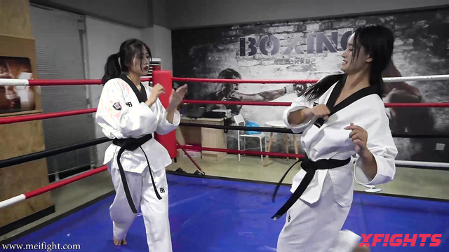 MEI Fight - MF-FF06 - Karate fight between cute Asian girls