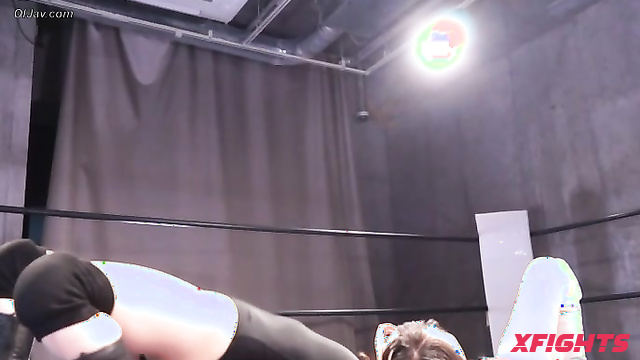 Akibacom - AGDK-02 Nanako Minori’s Fight: Grapples Choke to Lock