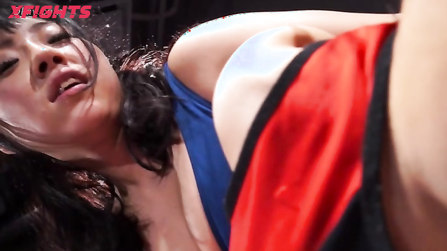 Akibacom - BJM-04 - Girls dominate guys hard in the ring