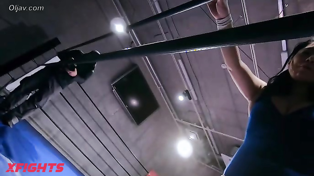 Akibacom - BJM-04 - Girls dominate guys hard in the ring