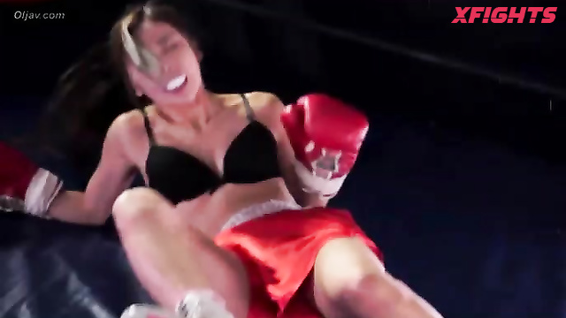 Akibacom - BLBC-03 Lesbian Coliseum 3 - Boxing mixed with masturbation
