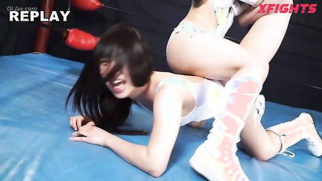 Akibacom - CWB-08 Yusa Mihina’s Lesbian Wrestling: Scissors Drive Savage Submission