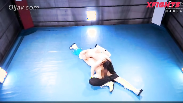 Akibacom - ASME-02 - Cute Asian girls hard rough sex with guys in the ring