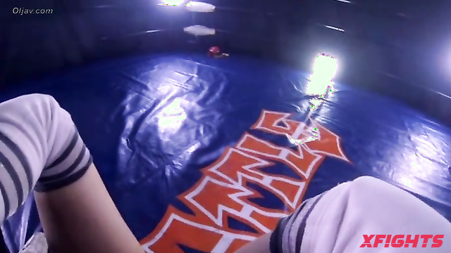 Akibacom - BTUP-01 - POV wrestling with sexy japanese girls in the ring