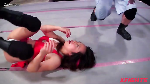 Akibacom - PBXM-01 - The guys had a tough wrestling match with cute asian girls