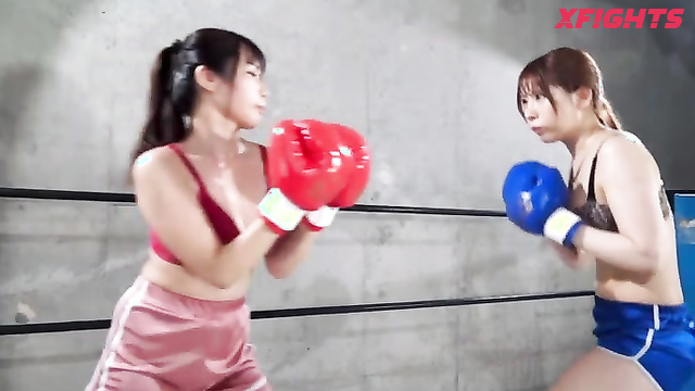 Akibacom - BW-59 - Busty Japanese girls staged a boxing match