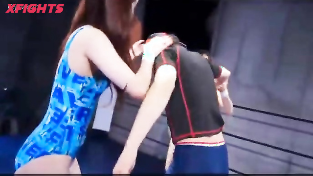 Akibacom - ﻿BWO-04 - The girls showed the guy in the ring who's boss