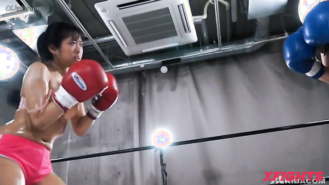 Akibacom - BSXB-04 - Cute japanese girls have a tough boxing match