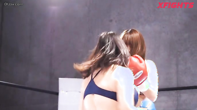 Akibacom - BBFP-02 - Cute japanese girls had a boxing match