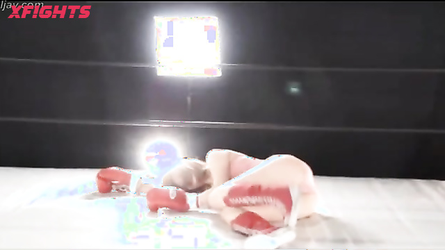 Akibacom - FGV-38 - Hardcore boxing in the ring between hot Japanese girls
