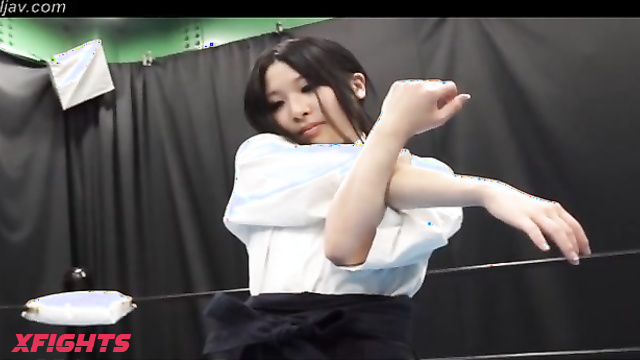 Akibacom - AYG-03 - Karate techniques didn't help the girl defeat the guy