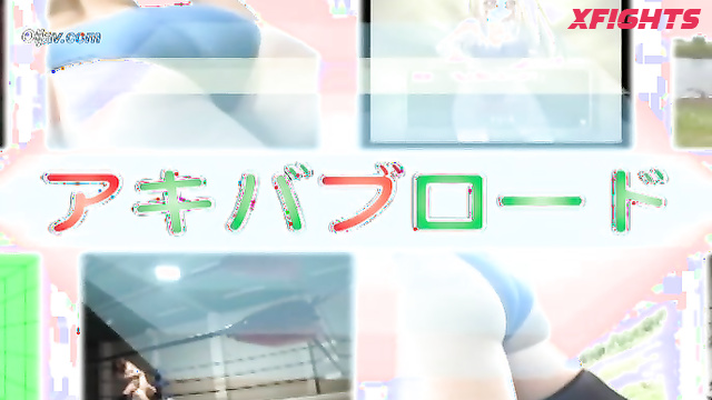 Akibacom - AYS-01 - Curvy Japanese girls engaged in oiled sex games