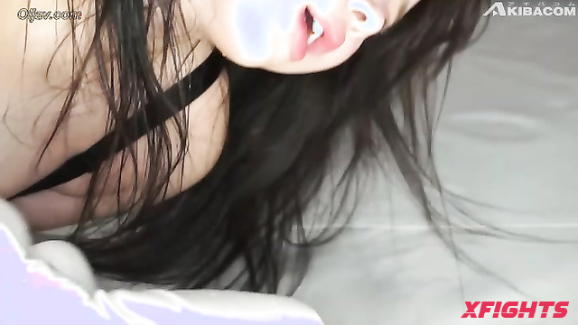 Akibacom - BOIB-01 - Guy brutally humiliates juicy Japanese girl in a boxing match