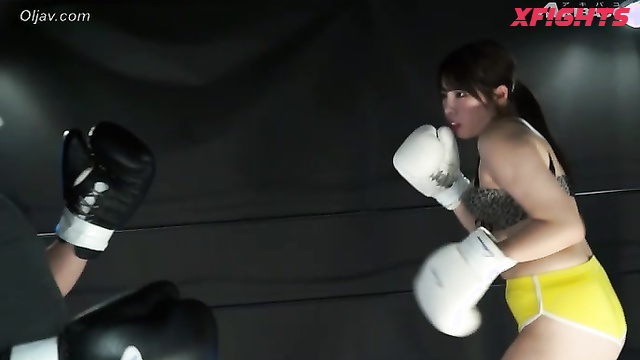 Akibacom - BOIB-01 - Guy brutally humiliates juicy Japanese girl in a boxing match