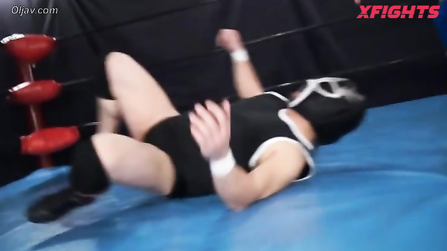 Akibacom - GDJ-02 Tragedy of a female wrestler 2 - Threeway pussy pounding
