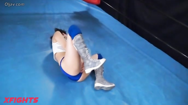 Akibacom - GDJ-02 Tragedy of a female wrestler 2 - Threeway pussy pounding
