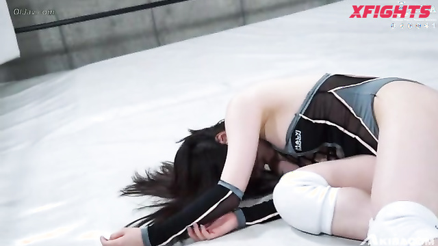 Akibacom - FGIT-05 - Hardcore wrestling between sexy, busty Asian girls