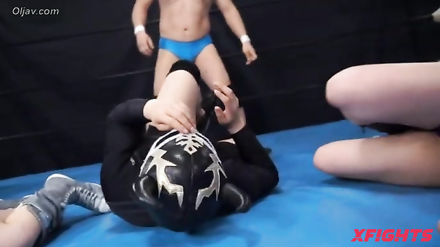 Akibacom - BPN-05 - The guys defeated two sweet girls in the ring and then fucked them hard