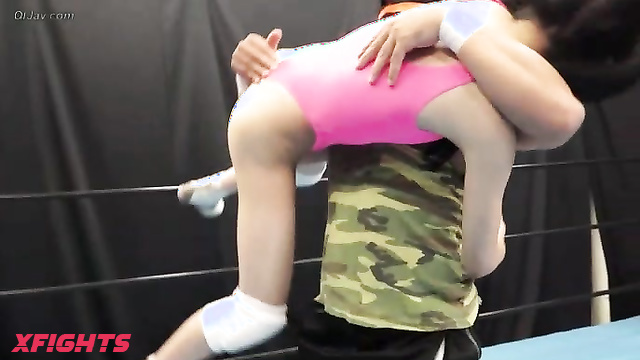 Akibacom - BDR-03 - The guy harshly dominates young Asian girls in the ring