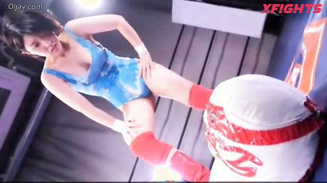 Akibacom - BSRD-02 - Juicy girls dominate and humiliate a guy in the ring