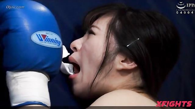 Akibacom - BZB-04 - Sexy Asian women engage in a brutal boxing match