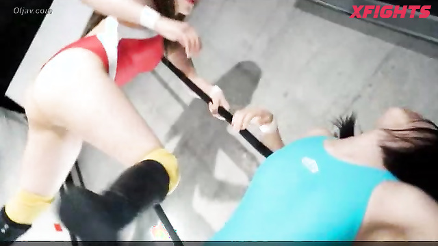 Akibacom - BRFJ-01 - Sweet Japanese girls had a brutal fight in the ring