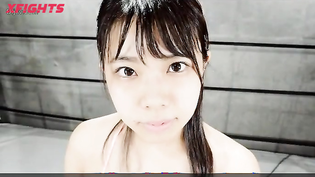 Akibacom - BHUJ-01 - Two sexy Asian women engaged in a brutal boxing match