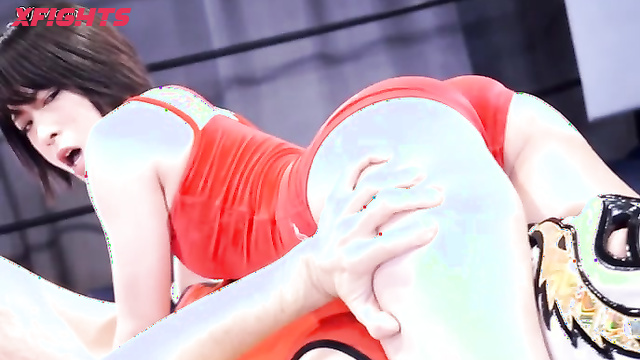 Akibacom - ﻿BSRD-04 - Juicy Asian women are brutally dominated and choked in the ring
