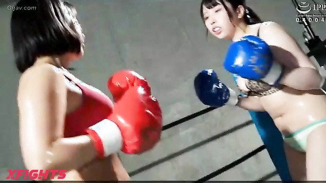 Akibacom - BWFB-01 - Sexy Japanese Girls Have Topless Boxing Match
