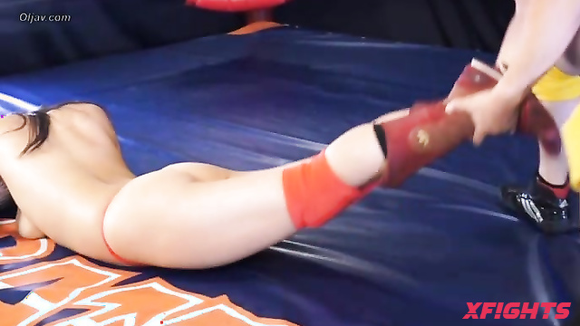 Akibacom - BTP-08 Topless mix pro-wrestling - Beautiful tits wrestler