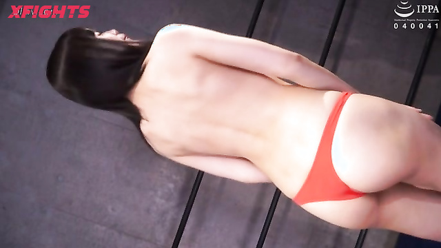 Akibacom - BLRP-07 Lesbian Pro-Wrestling 7 - A good pussy licker